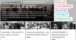 Desktop Screenshot of lamachinerie.org